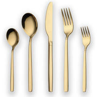 BESTECKSET 30-teilig Gold glänzend - Goldfarben, Metall