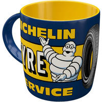 KAFFEETASSE 330 ml Michelin Tyre Service - Multicolor, Keramik (0.33L) - Nostalgic-Art
