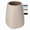BADEZIMMERBECHER für Zahnbürsten, beige - Beige, Keramik (8/11cm) - KADAX