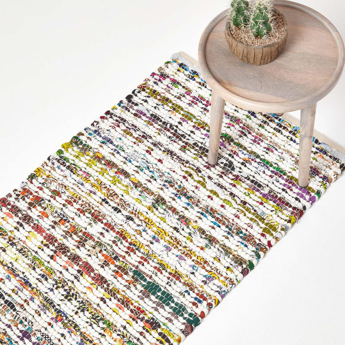 TEPPICHLÄUFER geometrisch gemustert 66/200 cm - Multicolor, Textil (66/200cm) - Homescapes