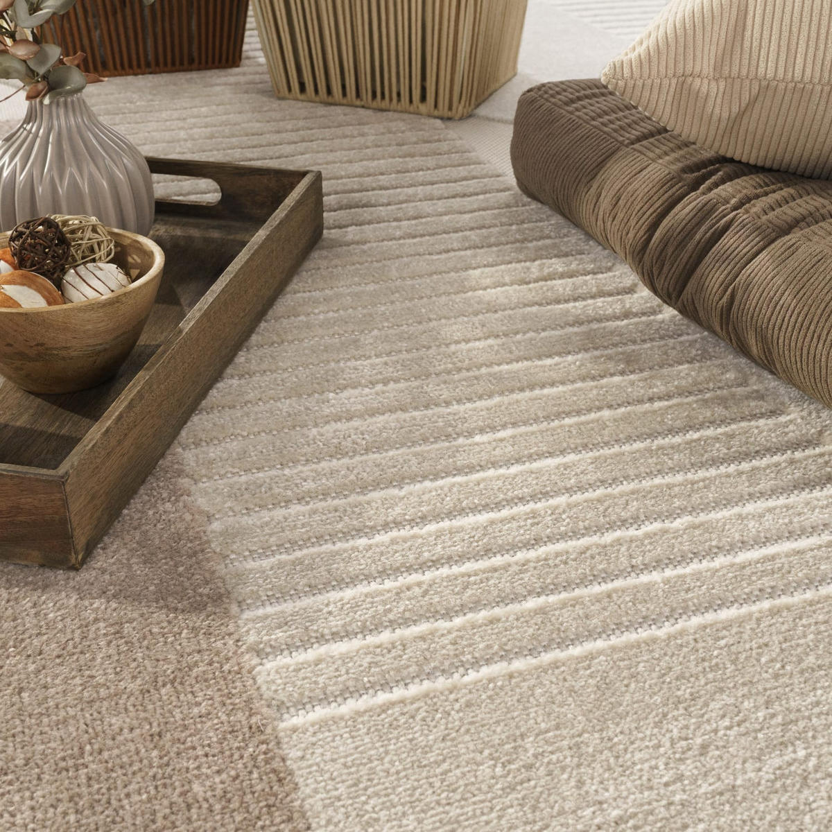 OUTDOORTEPPICH Ethno Beige 60 x 100 cm - Beige, Kunststoff (60/100cm) - TT Home