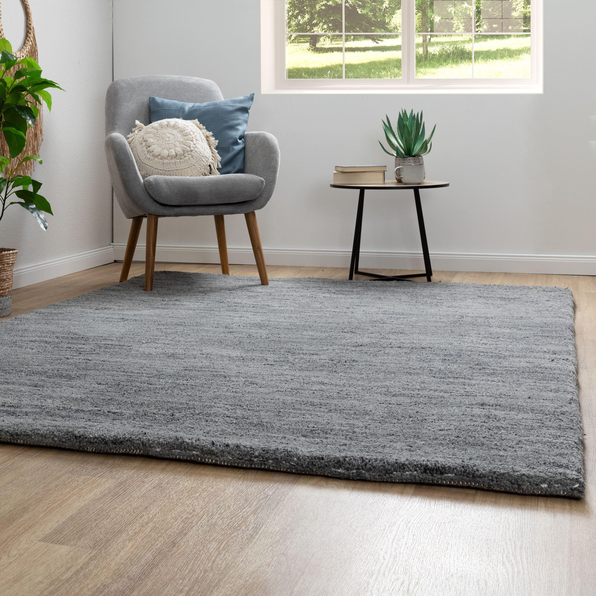 BERBERTEPPICH 250/350 cm Zagora - Grau, Naturmaterialien (250/350cm) - Steffensmeier