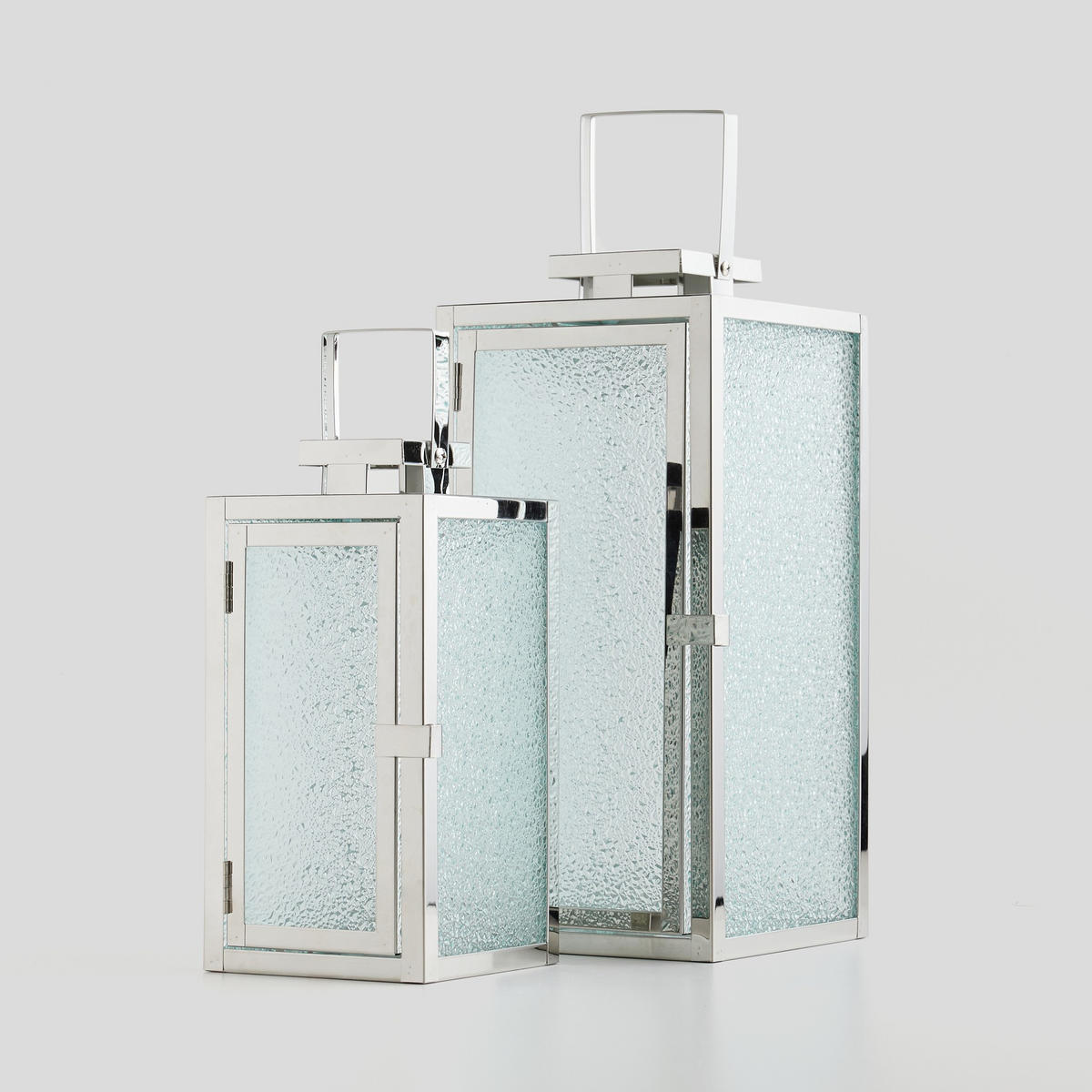 LATERNE Ramos - Silberfarben, Metall (12/25/12cm) - home&you