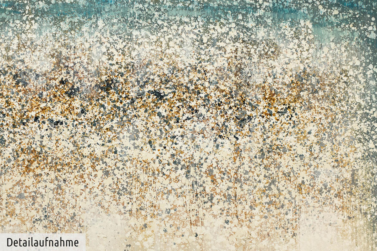 ÖLGEMÄLDE 120/80 cm - Blau/Beige, Holz/Textil (120/80cm) - KUNSTLOFT