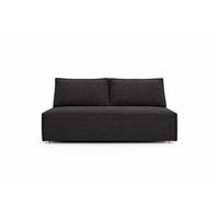 SCHLAFSOFA Mit Bettkasten DUO, Stoff Poso, Graphit - Graphitfarben, Holz (198/89/90cm) - Kaiser Möbel