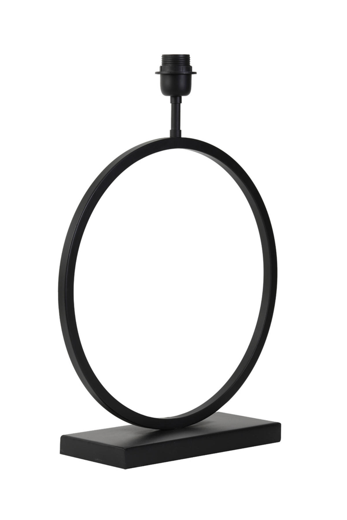 LAMPENFUSS Liva Schwarz Ø40/53 cm - Schwarz, Metall (40/12.5/52cm) - Light & Living