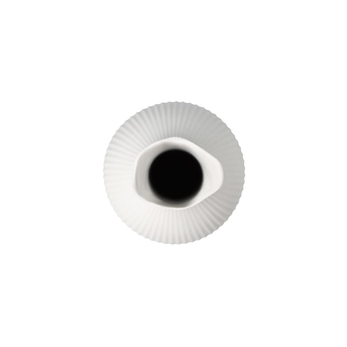 VASE Studio 8 Pure Raindrop weiß 25 cm - Weiß, Keramik (25cm) - Goebel