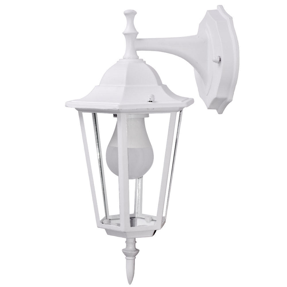 LED WANDLEUCHTE Weiß Kunststoff - Weiß, Glas (20.8/17/36cm)