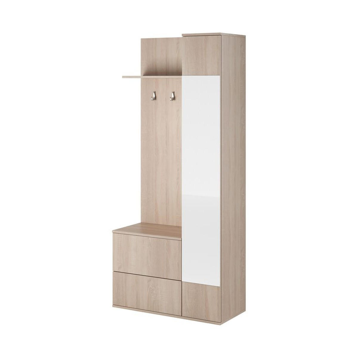 GARDEROBENPANEEL – 195 cm – Green – Sonoma Eiche – GF-MOB11 - Sonoma Eiche, Holzwerkstoff (90/195/34cm) - hi-markt