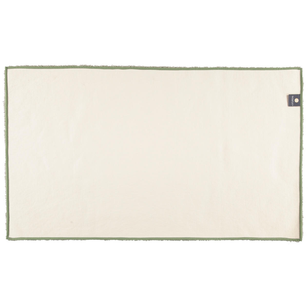 BADTEPPICHE SQUARE JADE - 90 - Grün, Textil (70/120cm) - Rhomtuft