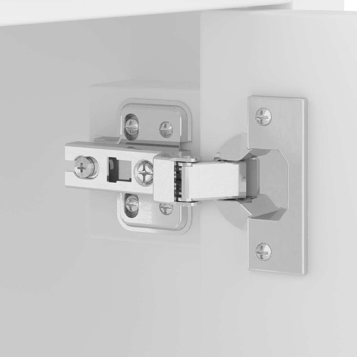 WASCHTISCHKOMBI 76x46x87cm in Weiß mit Massivholzbeinen & Keramikbecken - Weiß, Holzwerkstoff (76/87/46cm) - Modfu