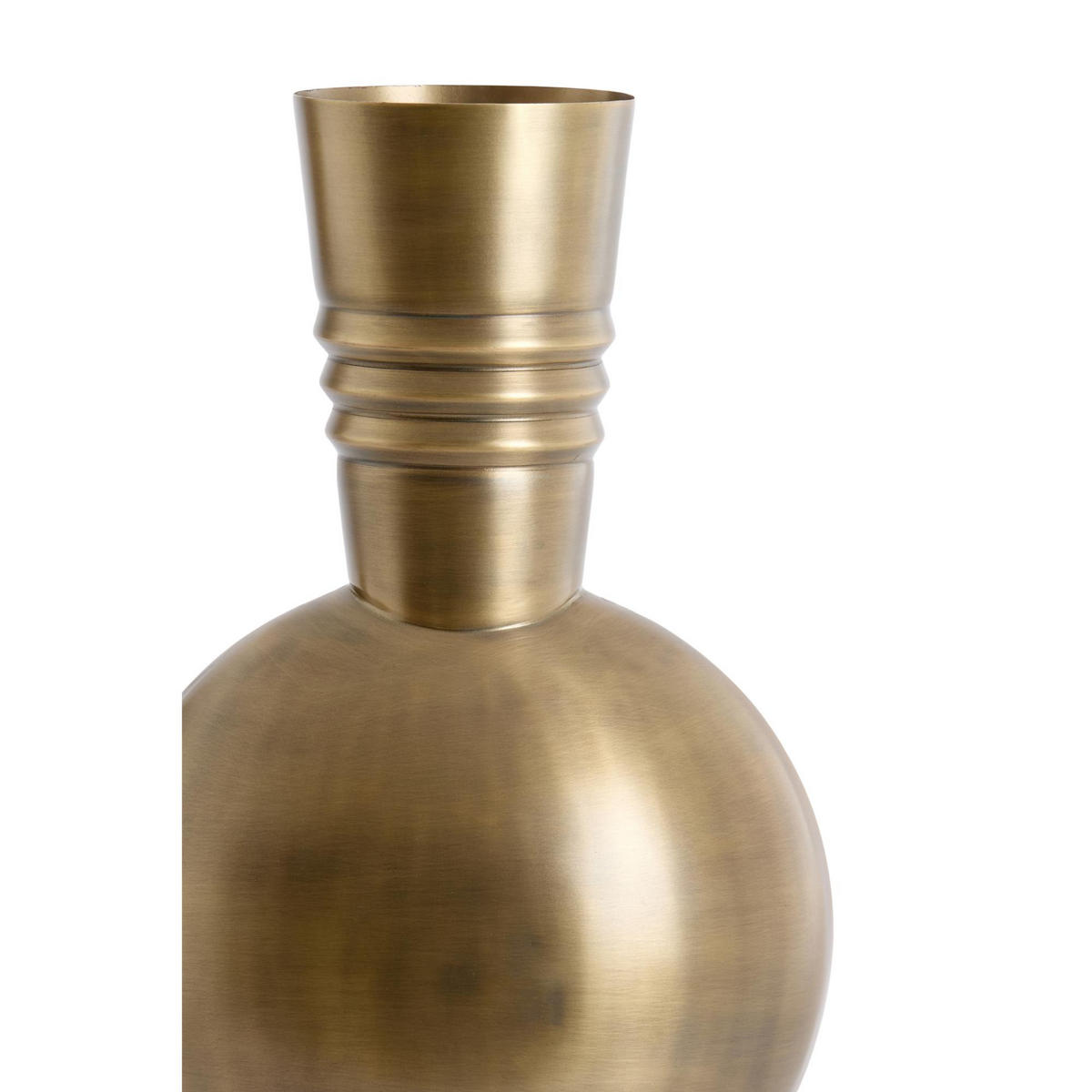 VASE Kavansi Bronze 21/21/60 cm - Bronzefarben, Metall (60cm) - Light & Living
