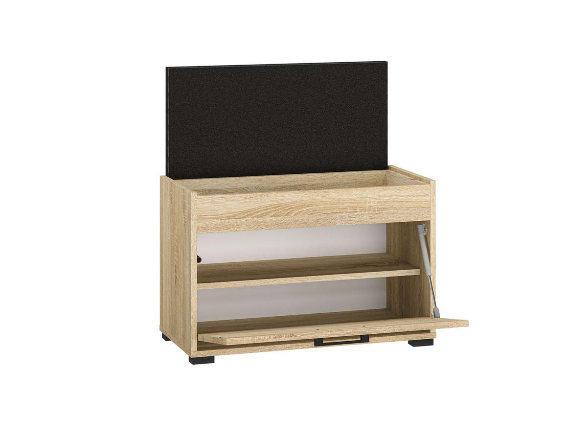 SCHUHSCHRANK – 90 cm – Caro – Sonoma Eiche – CA-006 - Sonoma Eiche, Holzwerkstoff (90/48/34cm) - hi-markt