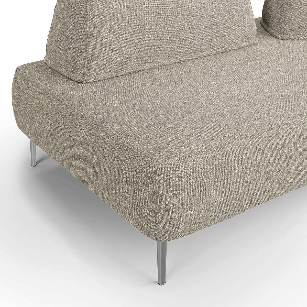 LINEARSOFA Newton - Beige, Textil (167/42/115cm) - Divani.store