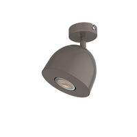 DECKENLEUCHTE Campanella X1 - Graubraun, Metall (8/8/18cm) - Lumicom