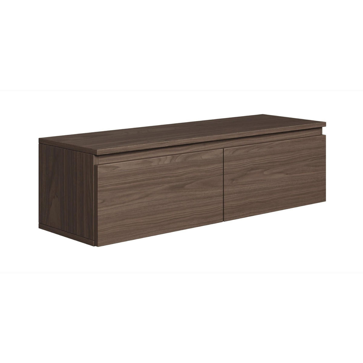 TV-LOWBOARD Bemmi Walnuss Wisconsin 100/28/32 cm - Dunkelbraun, Holzwerkstoff (100/28.4/31.8cm) - Selsey