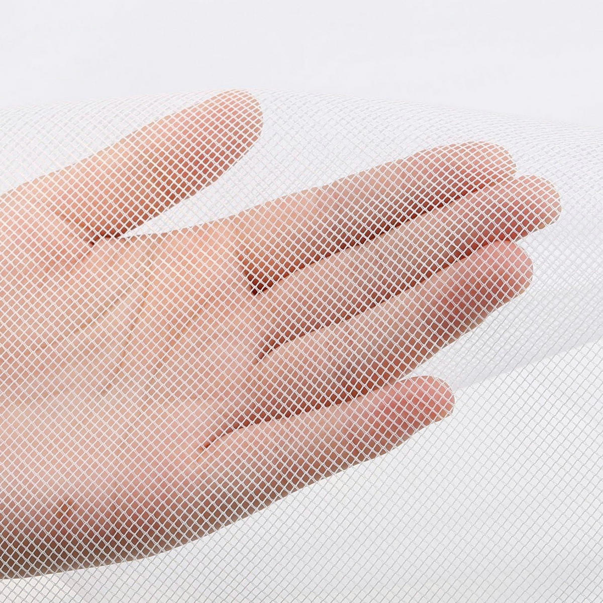 FLIEGENGITTER 4er Set 110 x 130 cm Weiß - Weiß, Textil (22/30/5cm)
