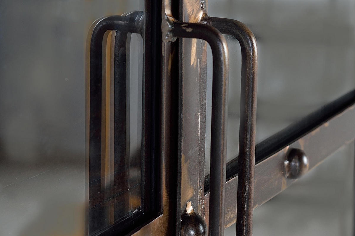 VITRINE aus Holz - Braun, Holz (40/190/90cm) - Giner y Colomer