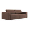 3-SITZER SOFA Strukturstoff Stoff Pink - Pink/Hellrosa, Kunststoff/Textil (224/80/103cm) - Makamii