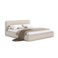 POLSTERBETT ODETTE mit Bettkasten, Beige Wind 05 - 180x200 cm - Beige/Naturfarben, Holz/Textil (180/200cm) - mybed.