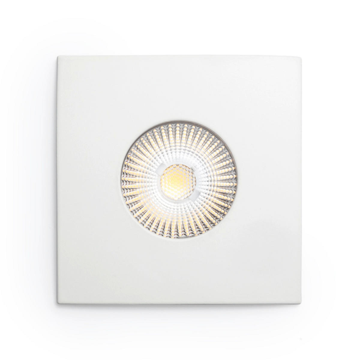 EINBAULEUCHTE WATERBOY SQ Matt weiß 10 W IP65 - Weiß, Metall (84/84/7cm) - Rendl