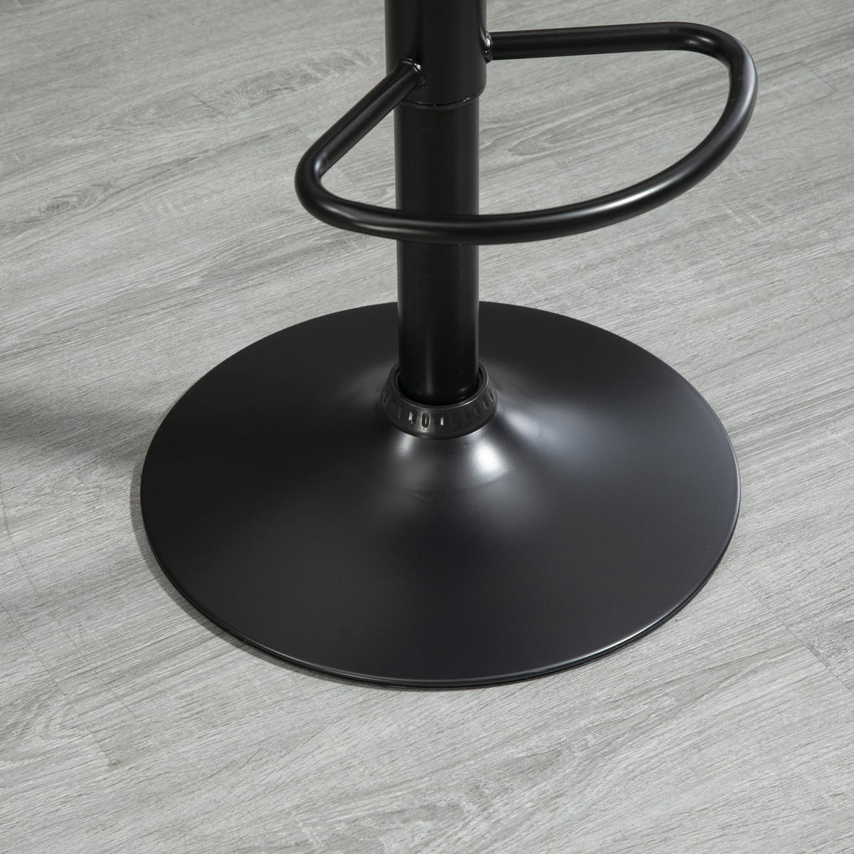 BARHOCKER 2er-Set höhenverstellbar mit Rückenlehne, drehbar, Braun - Braun, Metall (50/108/46.5cm) - MIVRAY