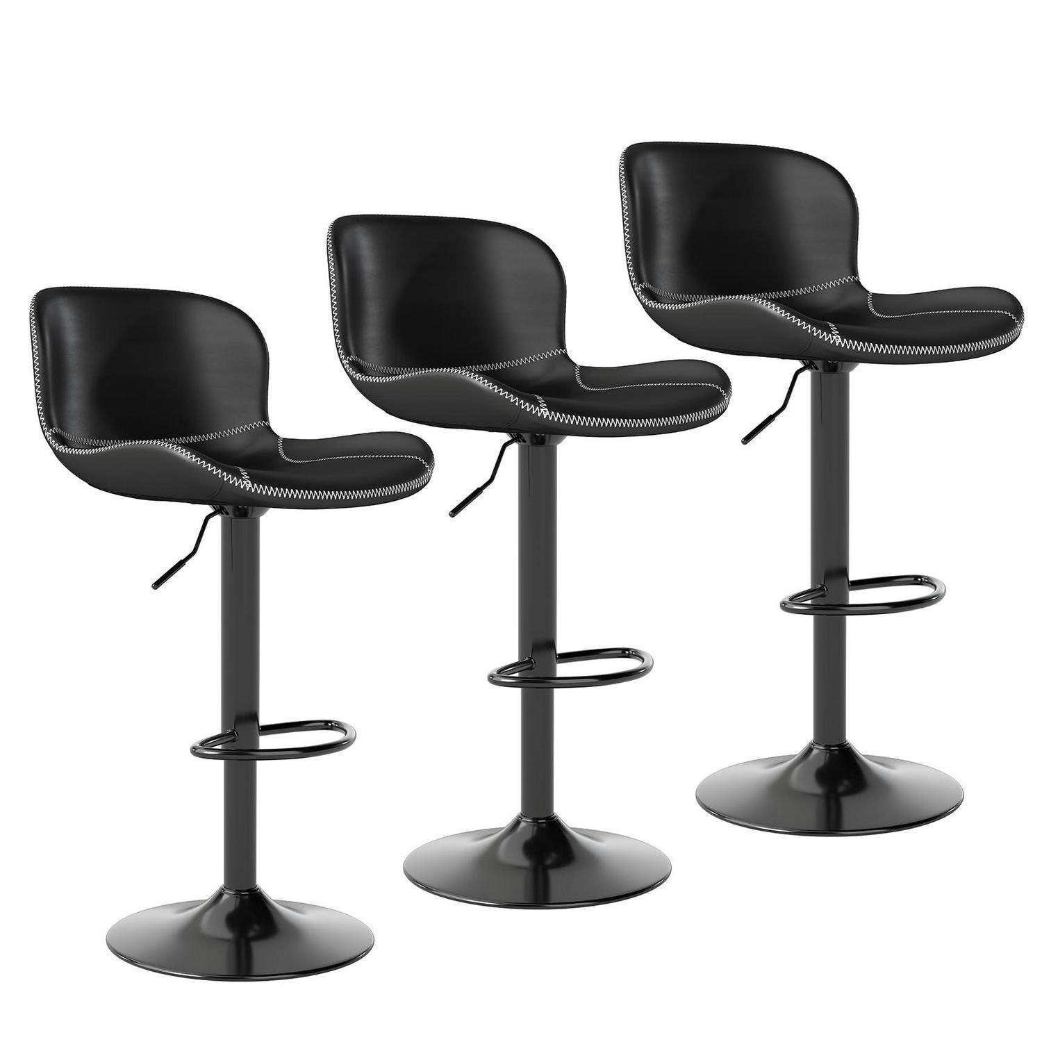 XXXLutz Barhocker Schwarz 45x100x38 cm