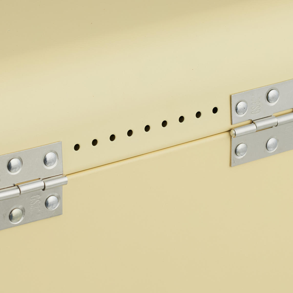 BROTKASTEN - Beige, Metall (30/16.5/19cm) - Relaxdays