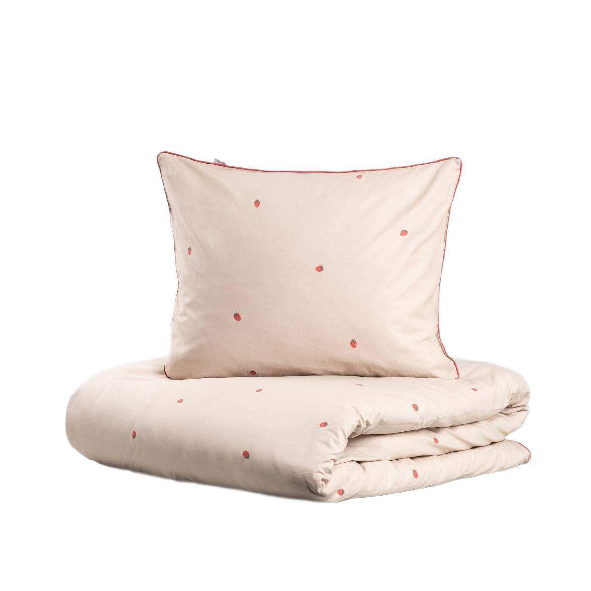 BETTWÄSCHE Fresas 160/200 cm - Beige, Textil (160/200cm) - Homla