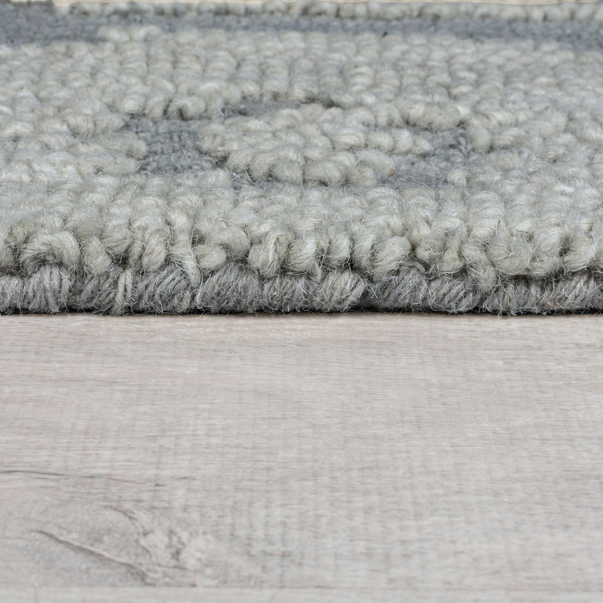 WOLLTEPPICH Ethno Ikat, Wohnzimmer Blau Rechteckig 160x230 - Blau, Textil (160/230cm) - KADIMA DESIGN