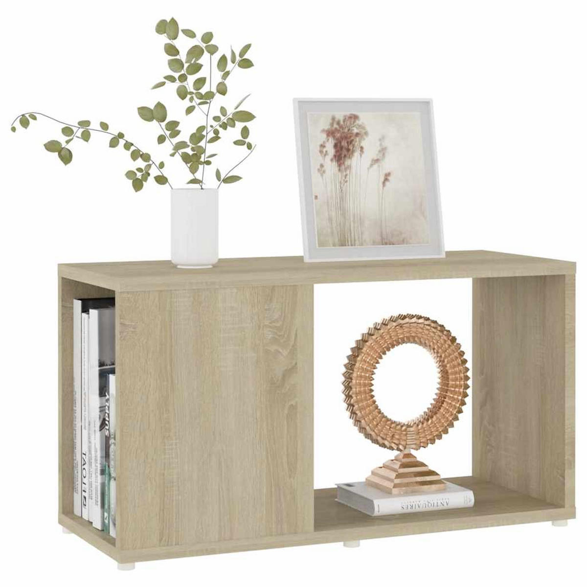 TV-SCHRANK Sonoma-Eiche 60/24/32 Cm Holzwerkstoff - Braun, Holzwerkstoff (60/32/24cm) - vidaXL