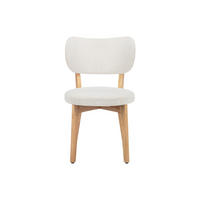 STUHL - 51 cm x 57 cm - stoff - weiß Toriel - Weiß, Textil (51/82.5/57cm) - Vente-Unique