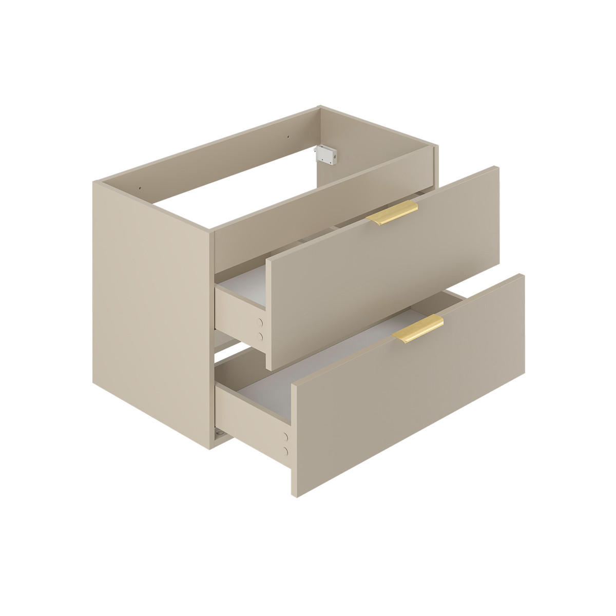 WASCHTISCHUNTERSCHRANK 80cm Astrid Kaschmir - Beige, Holzwerkstoff (80/50/45.8cm) - Petits-meubles