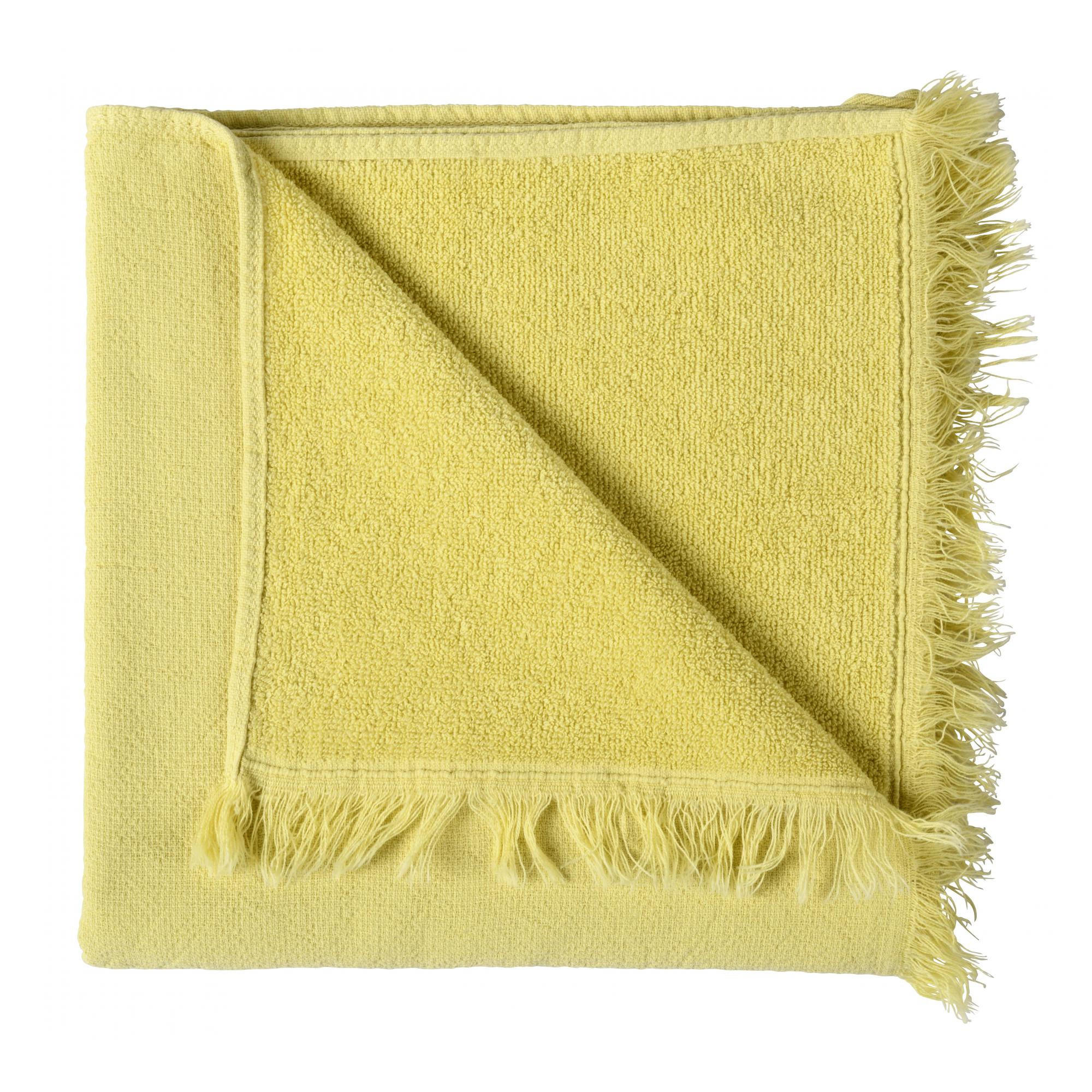 HANDTUCH Luna butter 50 x 100 cm - Gelb, Textil (50/100cm)