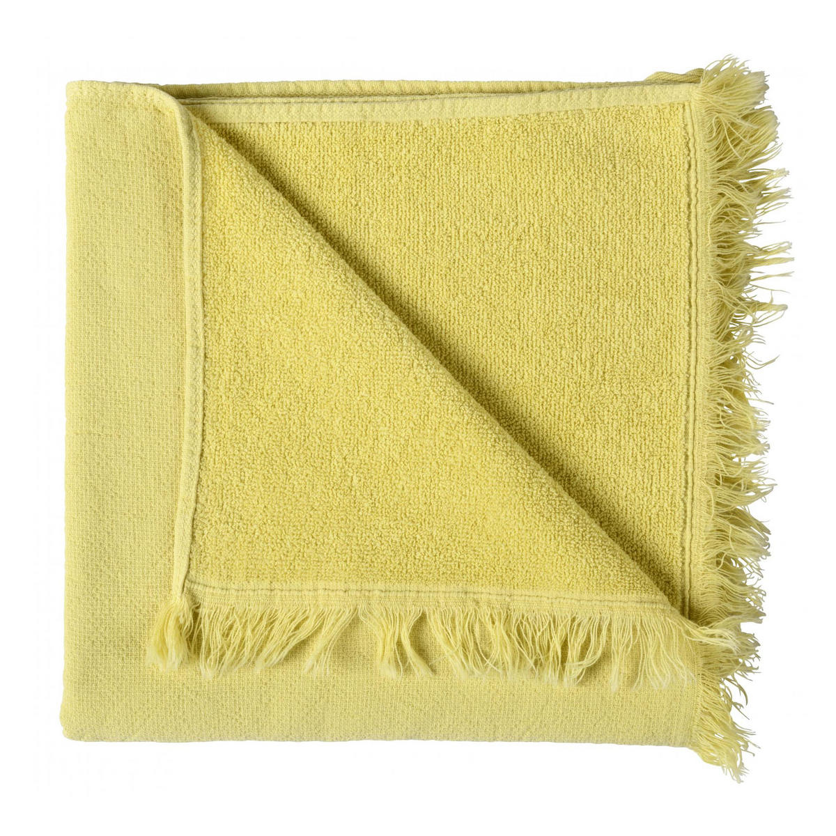 HANDTUCH Luna butter 50 x 100 cm - Gelb, Textil (50/100cm)