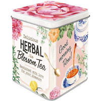 TEEDOSE Home & Country Herbal Blossom Tea - Multicolor, Metall (1/9.5cm) - Nostalgic-Art