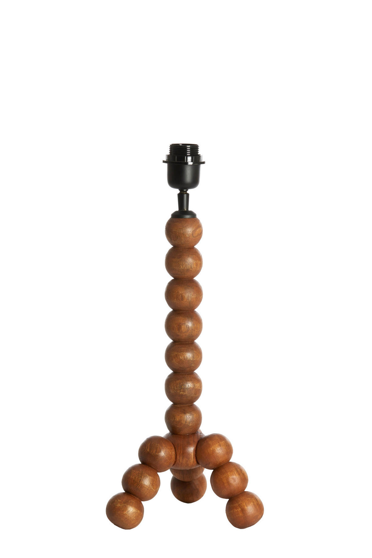 LAMPENFUSS Veglio Braun Ø20/40 cm - Braun, Holz (20/20/40cm) - Light & Living