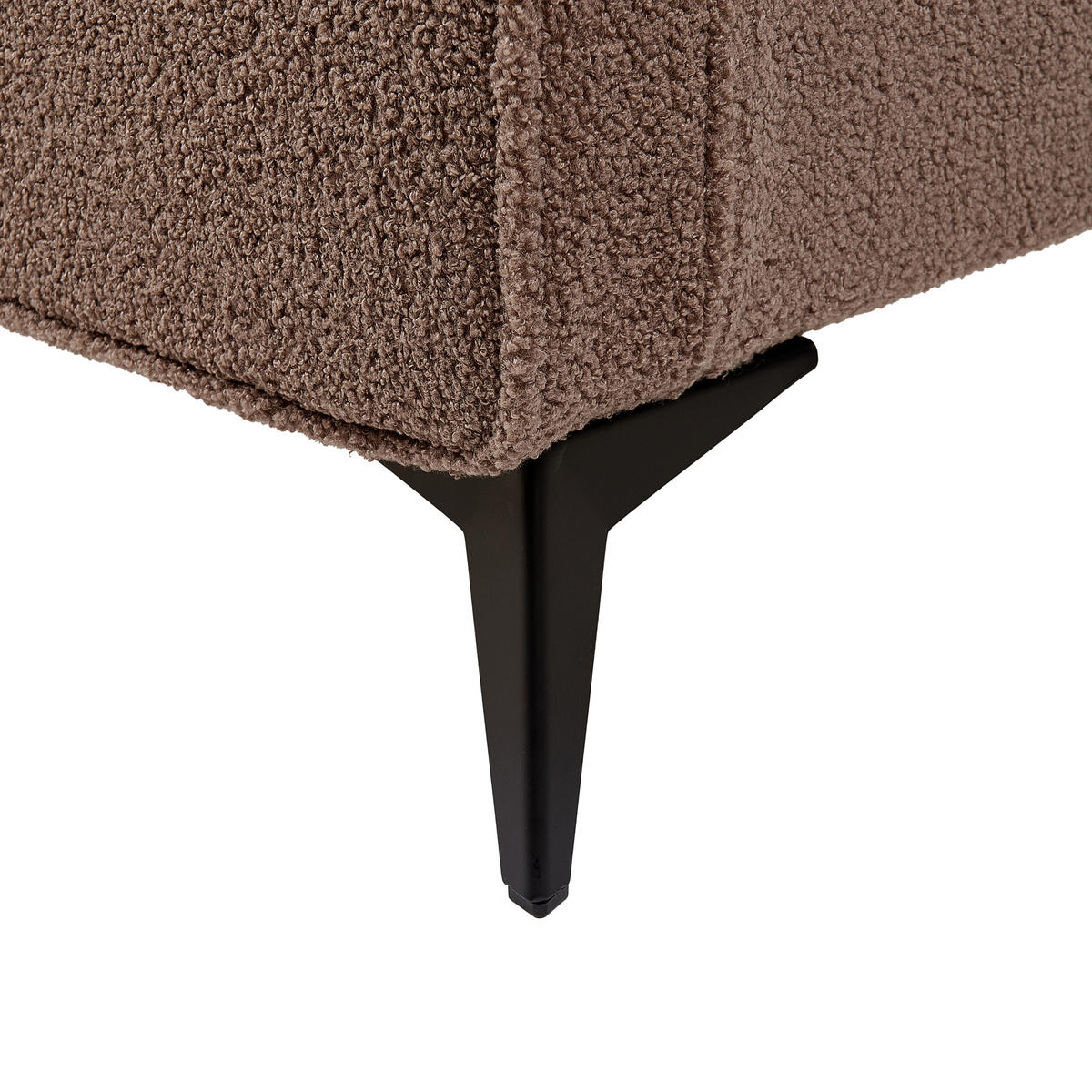 POLSTERBETT mit Lattenrost 160x200 cm Braun Valognes - Braun, Textil (160/200cm) - Beliani