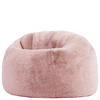 KINDERSITZSACK Kingston Kaninchenkunstfell - Pink/Mokka, Textil (80/45/80cm) - icon