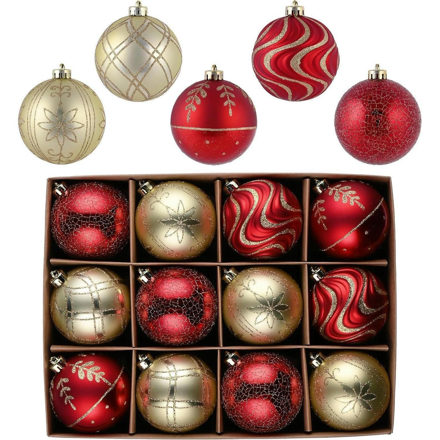 XXXLutz Weihnachtskugeln Mehrfarbig 8x8x8 cm