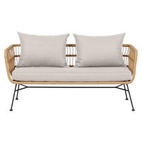 GARTENSOFA Beige - Beige, Holzwerkstoff (141/65/72cm) - ebuy24