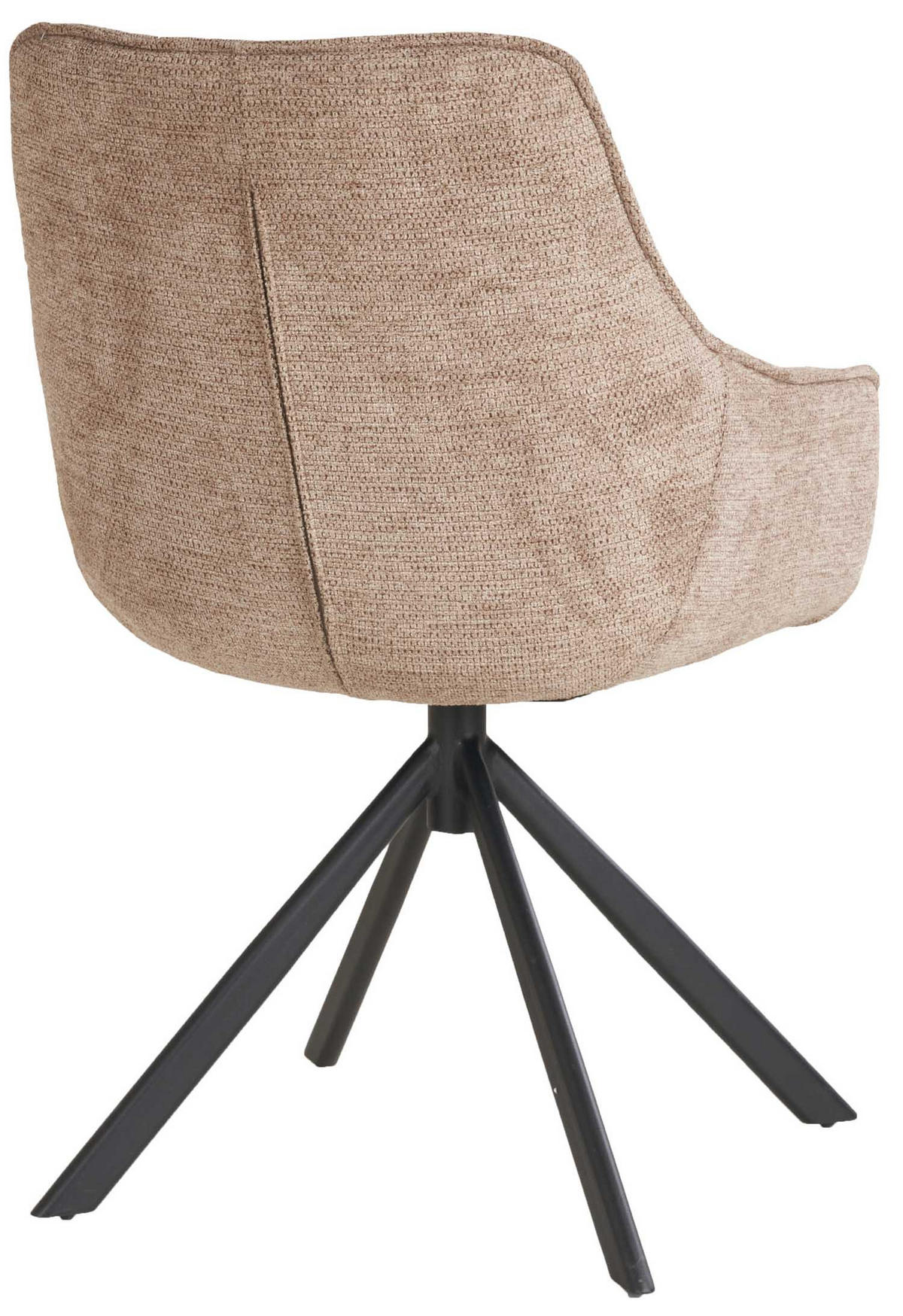 ESSZIMMER-SET San Carlo und Andria - Bordeaux/Schwarz, Naturmaterialien/Eichenholz (120/76/120cm) - Mr. Deko