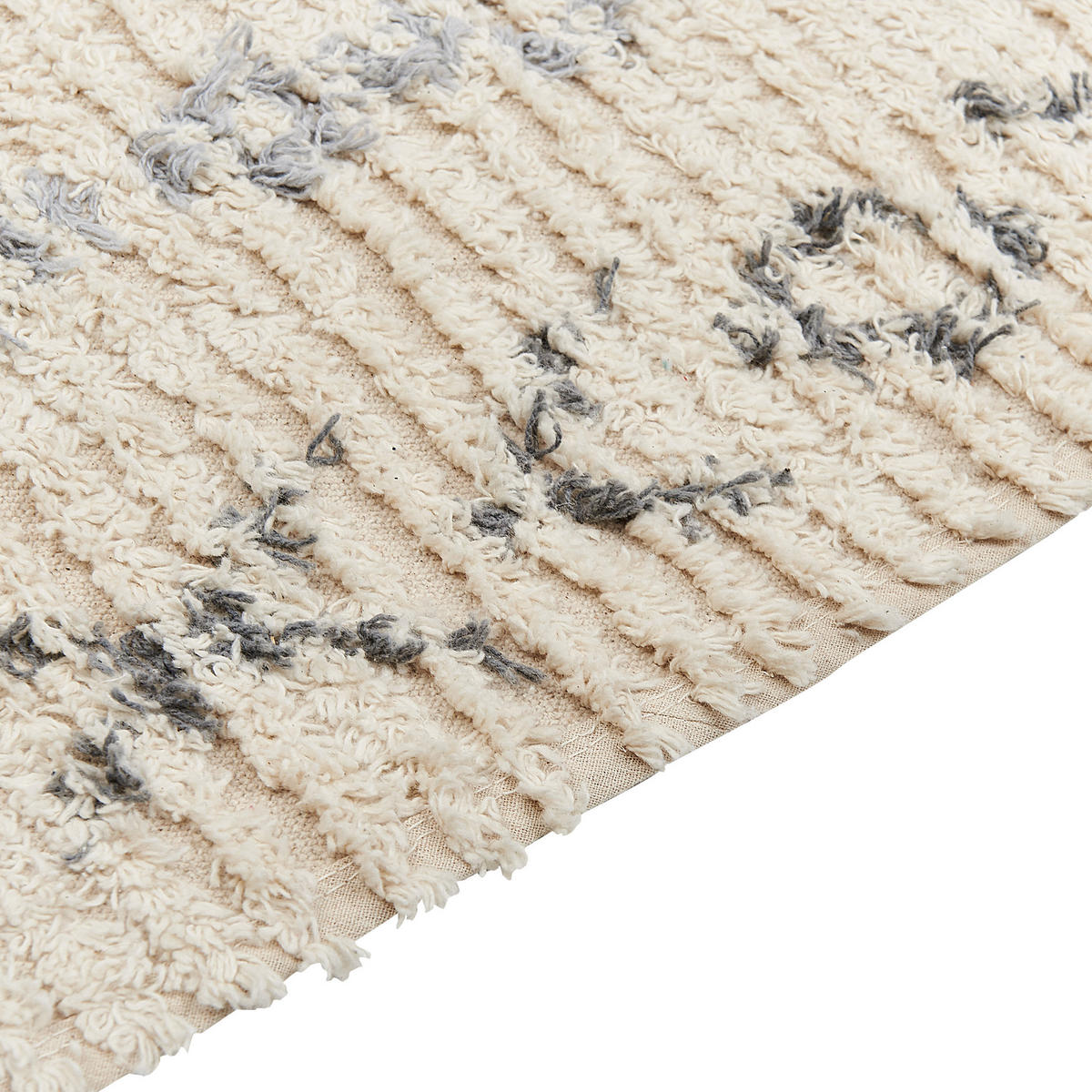 KURZFLOR-TEPPICH Dispur 150/80 cm - Beige, Textil (80/150cm) - Beliani