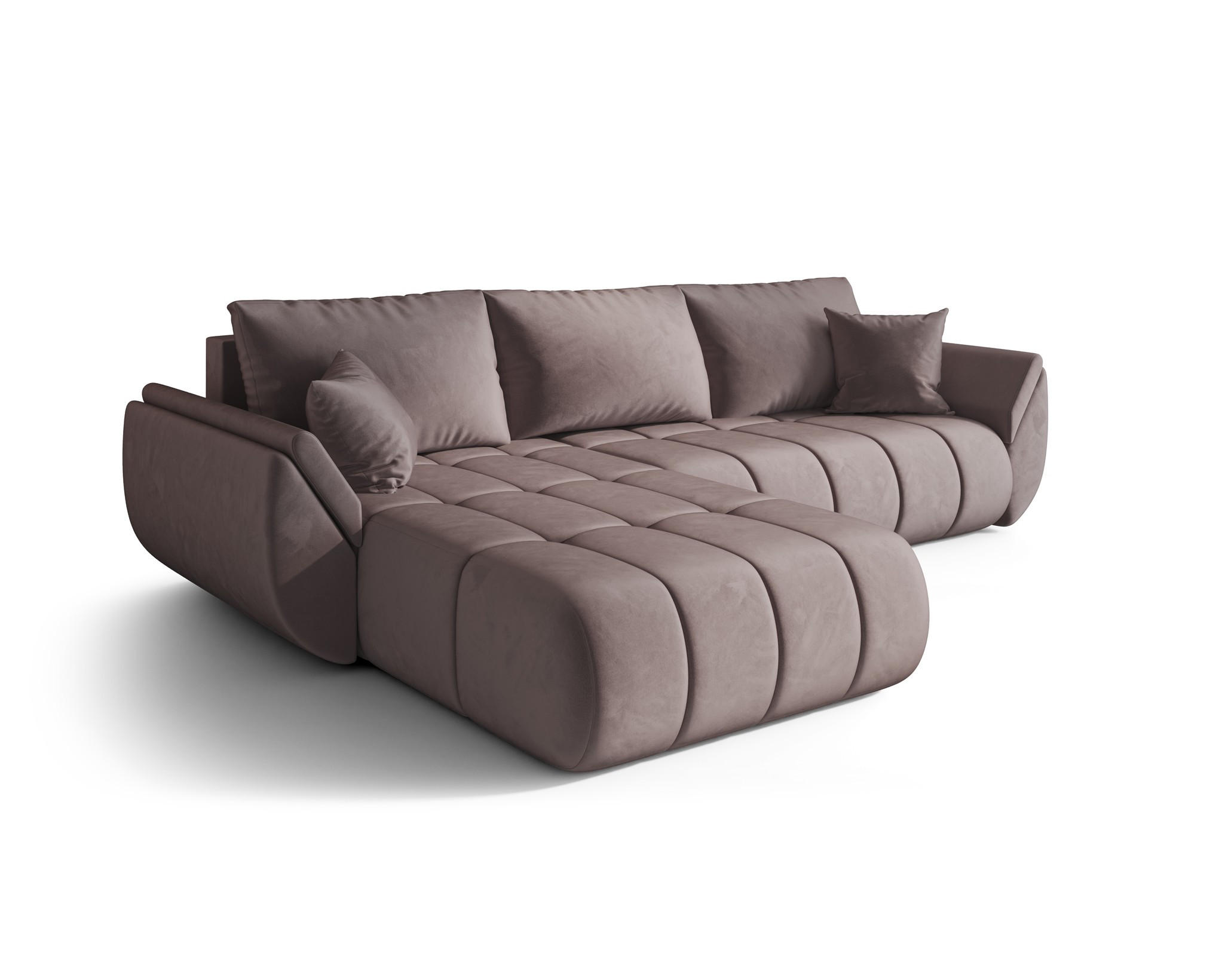 Fun Möbel Ecksofa Flieder 280x175 cm