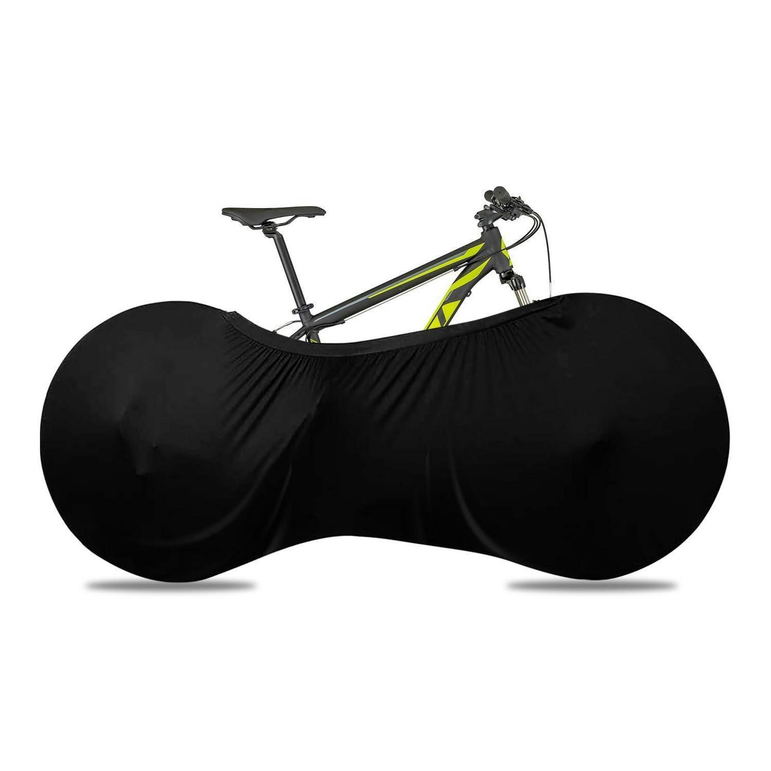 FAHRRADABDECKUNG Schwarz Dehnbar Waschbar Staubdicht - Schwarz, Textil (20/3/25cm)