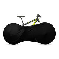 FAHRRADABDECKUNG Schwarz Dehnbar Waschbar Staubdicht - Schwarz, Textil (20/3/25cm)