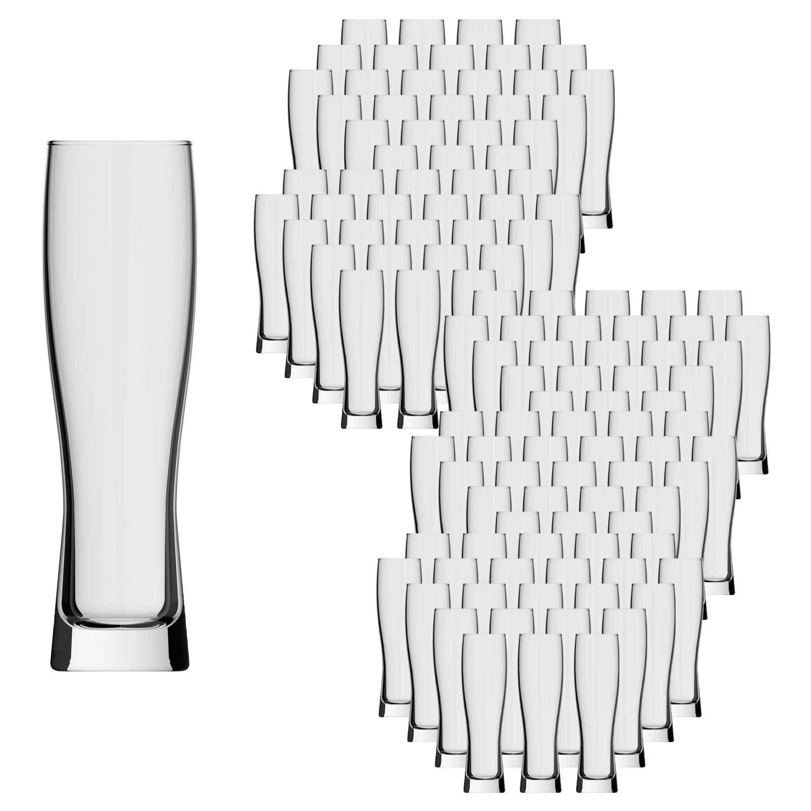 WEIZENBIERGLÄSER Monaco Slim transparent 0,3 l 120er Set - Transparent, Glas (0.3L) - Rastal