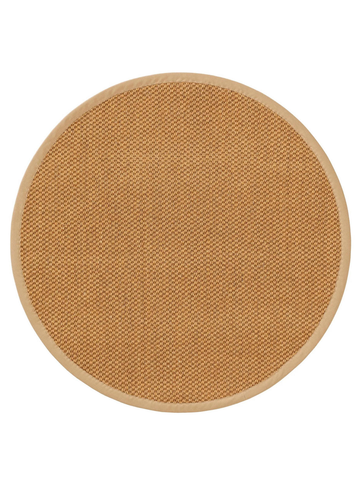 SISALTEPPICH Greta Beige ø 150 cm rund - Beige, Textil (150/150cm) - benuta Pure