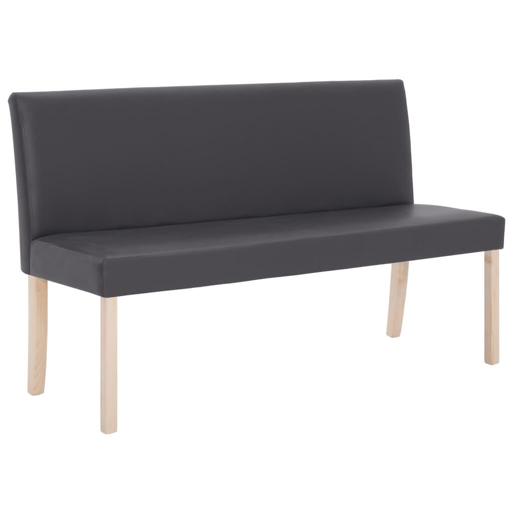 Deluke Sitzbank Grau 139.5x86x50 cm