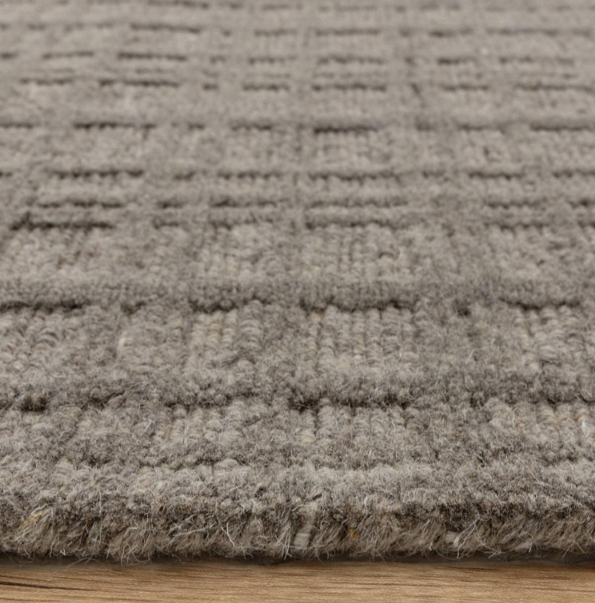 TEPPICH handgewebt Naturfaser HATCHY Grau 200 x 290 cm - Grau, Naturmaterialien (200/290cm) - Novatrend